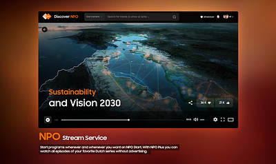 NPO Stream service design npo service stream uxdesign webdesign