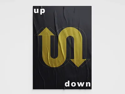 Up & Down poster minimal minimal poster minimalistic poster poster art poster design posterjam