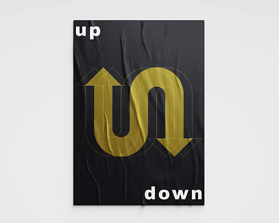 Up & Down poster minimal minimal poster minimalistic poster poster art poster design posterjam