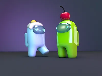 Among Us 3D Fan Art 3d 3d animation 3d art 3dart 3dcharacter 3dilustration 3drender 3dtoy among us amongus c4d c4dart character cinema4d fanart game game art toy videogame