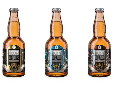 CGI Beer bottles 3d art design