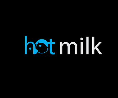 hot milk negativespace logo design animation branding creativity design flatdesign illustration logo negativespace unique logo vector