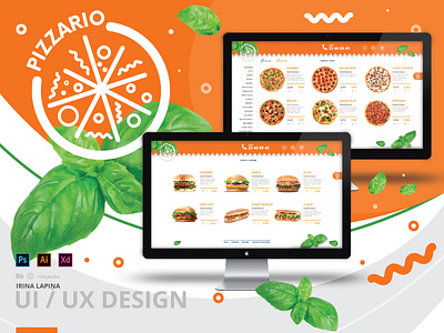 Pizzario Ui & Ux Design adobe illustrator adobexd uiux uiuxdesign userinterfacedesign webdesign webdesigns