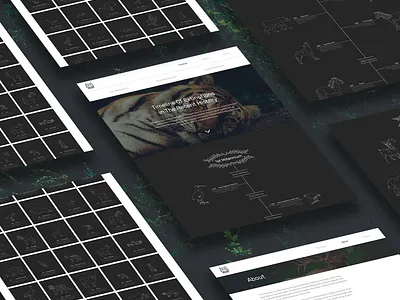 The Extinction Project design flat illustration ui vector website