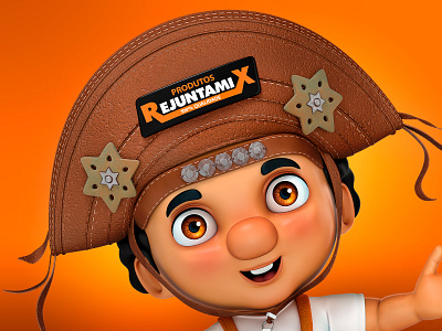 3D MASCOT / Rejuntamix illustration