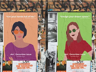.dot Posters creative design illustration illustrator poster print promotion vector