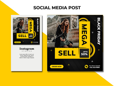 social media post design banner deign brand identity branding business corporate facebook ads fashion illustration instagram post logo mockup model photoshop poster poster art poster design poster designer print stationary unique