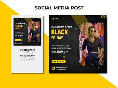 social media post design banner banner ads banner design brand identity branding business card corporate design facebook ads fashion illustration instagram post model photoshop poster print stationary t shirt unique web banner