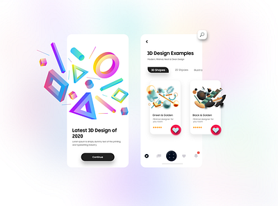 3D Design Pattern UI Mobile Concept 3dart 3ddesign 3dmobileap app design application art branding concept convrtx design illustration minimal mobile app design typography ui uiux uiuxdesign vector