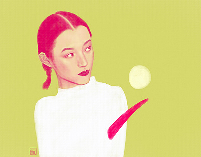 — • dash & dot • — design digital art digital illustration fashion fashion illustration illustration illustration art illustration digital minimalist painting photoshop portrait portrait illustration