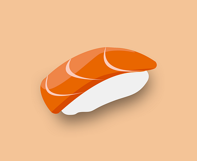 Random sushi food food illustration illustration ui vector