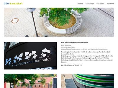 DEH-Landschaft adaptive design interfacedesign landscape responsive design website