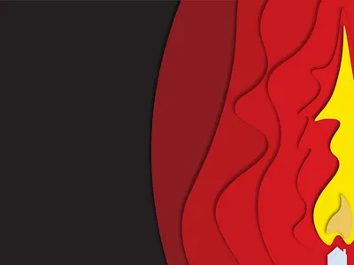 Midnight Fire illustraion illustration minimal shapes vector
