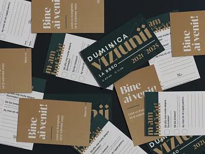 BBSO 2025 - Print Materials Visuals black church clean colors design gold gradient green material minimalist print design simple typography visual white