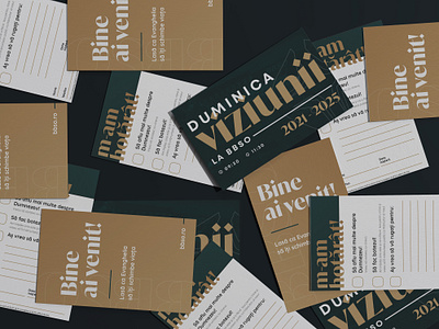 BBSO 2025 - Print Materials Visuals black church clean colors design gold gradient green material minimalist print design simple typography visual white