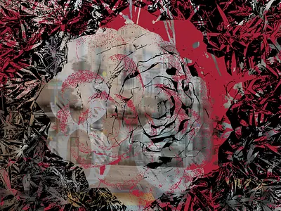 58 Backwards 58 black red vector vector art