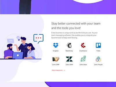 Zoho Click Redesign branding corporate flat design illustration information typography ui ui ux ux vector