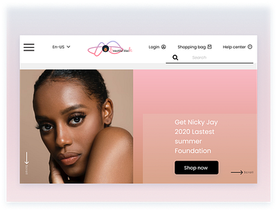 beautiful black e-commerce web design branding design e commerce design e commerce shop logo menu minimal typography ui uiux vector