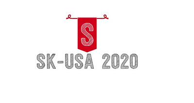 SK-USA New LOGO design icon illustration logo vector