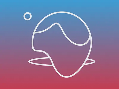 Escape Inversed branding icon logo