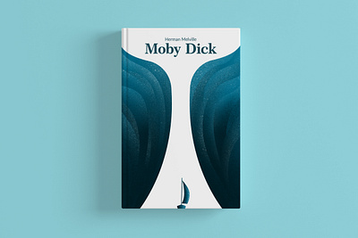 Moby Dick art book book cover cover design hardcover illustration illustrator print