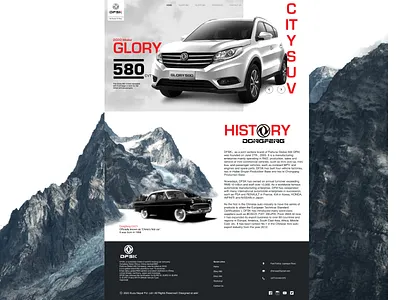 Automobile Car dealer Landing Page @daily ui automobile branding card design illustration landing page ui vector web website