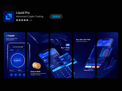 Liquid Pro Screenshot Appstore iOs 2020 app branding branding design illustration marketing campaign screenshot typography