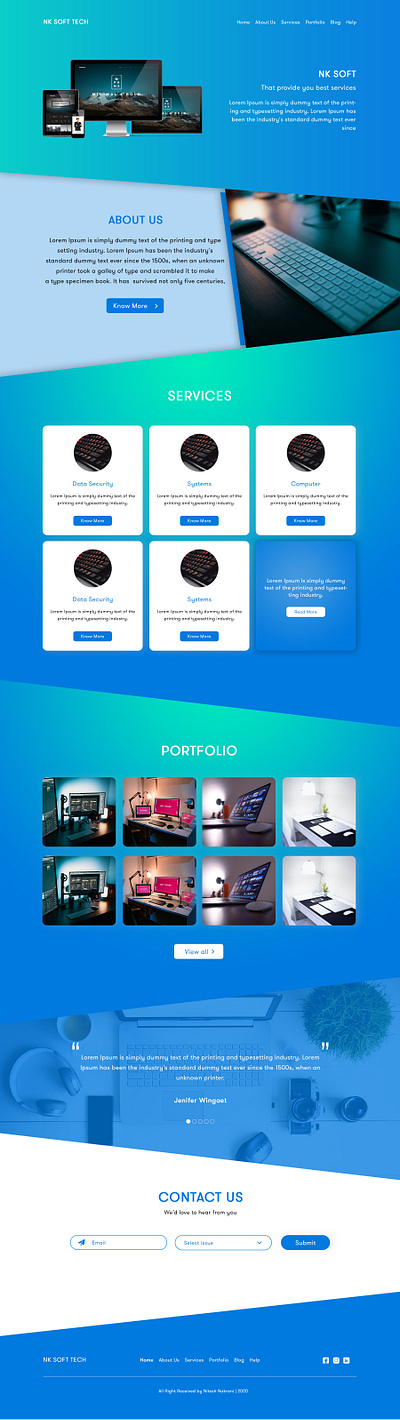 NK SOFT TECH Creative Website Design design graphic design icon illustrator logo photoshop photoshop template web webdesign website