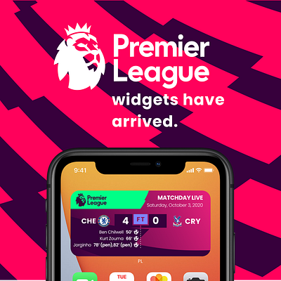 Premier League iOS 14 Widget ios 14 premier league widget