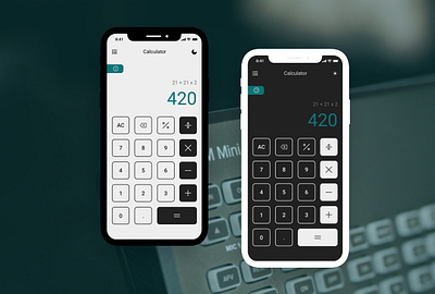 #DailyUI #003 - Calculator Design app design calculator design design figma mobile app mobile ui uidesign uiux user interface