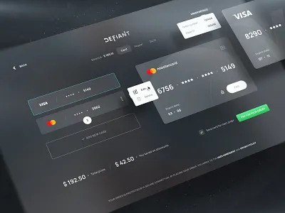 Defiant - Pay Order design design app game shop store ui uiux web