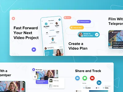 VideoMyJob - Linkedin ad carousel ad app branding carousel clean colorful design facebook fun graphic design linkedin minimal modern
