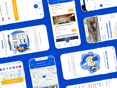 Everest Travel App - Accomodations Booking app app design application design mobile mobile app mobile app design mobile design mobile ui travel travel app traveling ui uidesign ux