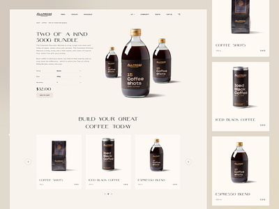 Coffee House | Web Site | Part 3 2020 trend app bar card clean coffee design desktop landing minimal product restaurant typography ui uidesign uiux ux web webdesign website