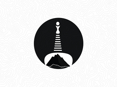 Brandmark - DAV summit club & Internation Trekkers chorten illustration logo mountain nepal vector