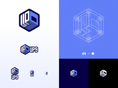 Up9 - Logo Conception ai app automation branding concept future logo test testing vector