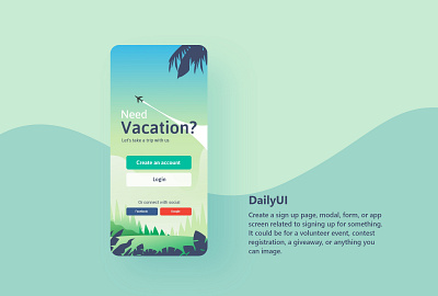 Travel App Login Design design graphicdesign illustration logo ui ux web