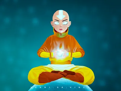 Avatar: The Last Airbender 3d art 3d artist anime art anime style avatar avatar design blockbuster graphic design illustration photoshop the last airbender