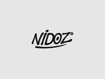 Nidoz branding design hand drawn logo logo design logotype