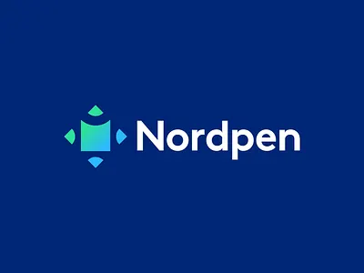 Nordpen Logo Design - Star, Pencil, Location brand branding identity business cards stationery clever smart creative compass north nord design geometry geometric graphic design designer icon icon icons symbol logo logo design logo designer logodesign loog lgoo lgo modern vibrant digital navigation map maps pen pencil arrow simple symbol tech fintech technology