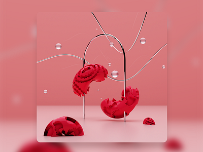 Abstract Exploration 03/03 3d blender branding cinema cinema 4d clean concept design illustration minimal ui