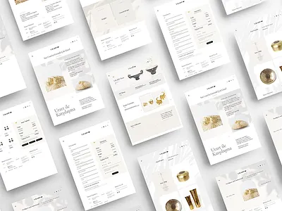 Urart Jewelery Web & Mobile Design art direction creative design layout minimal photography typography ui ux web web design webdesign website website design