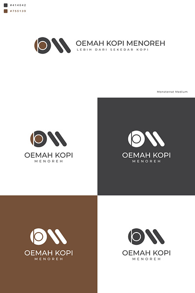 Oemah Kopi Menoreh logo design branding logo logo design