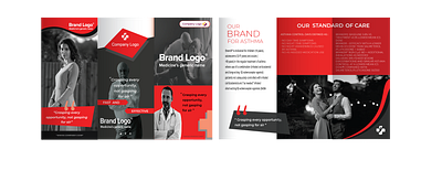 Trifold illustraion trifold brochure