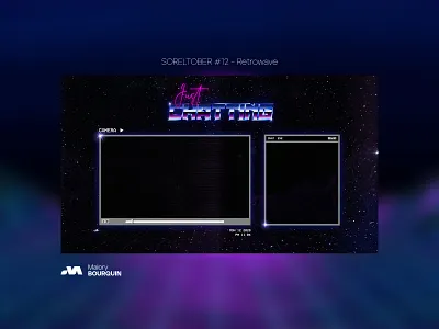 Soreltober #12 - Retrowave inktober neon retro retrowave soreltober vaporwave windows 95