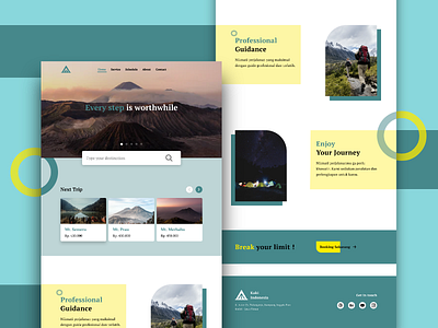 Travel Web Design adobe xd design ui uidesign ux web deisgn website