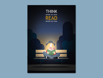 Think before you speak, read before you think art character character design design illustration illustrator vector vector art vector illustration vectorart