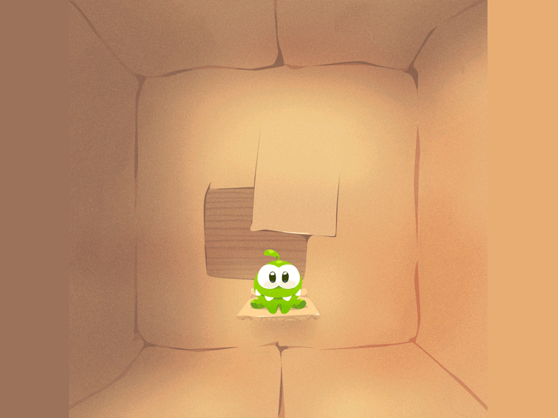 Cut the Rope - #Animay2020 animation animation 2d animation design animay cut the rope game art illustration motion design motion graphic vector video games zaptolab zat3am