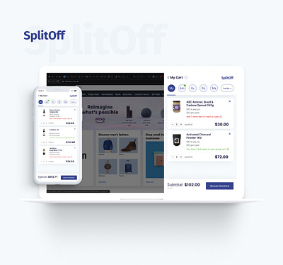 SplitOff app application application design branding cart delivery app delivery service design figma fintech fintech app online shop online shopping shopping shopping app shopping bag shopping cart ui