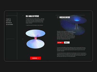 Supermassive black holes. Concept. black black white clean gray modern space tungsten ui ux website wormhole